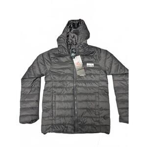 Pulse Men's Gray Hooded Puffer Jacket